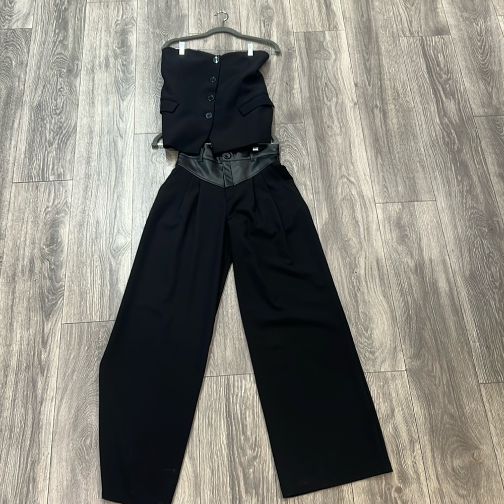 Black Affair Pants Set
